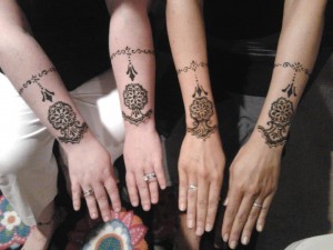 henna designs for your bridal attendants