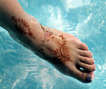 Henna body art temporary tattoos in Ocean County, NJ Brick New Jersey at the Jersey Shore.